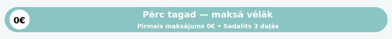 maksā vēlāk
