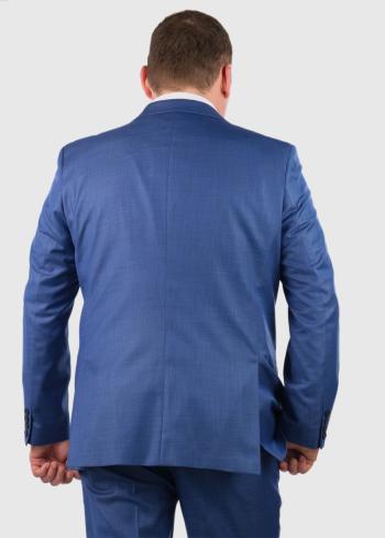 Eliodoro синий классический костюм Большого размера - back