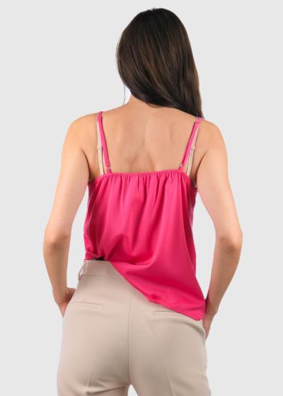 Reyes розовый топ на тонких брителях - back