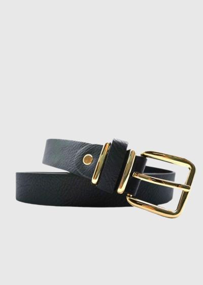 Catia black women's belt - back