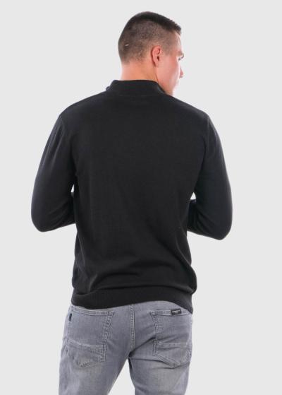 Emrah черный джемпер на молнии - back