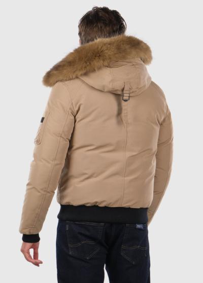 Elan бежевая короткая куртка - back