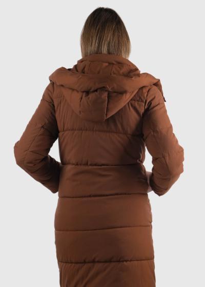 Inaya brūna gara jaka - back