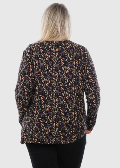 Avon блузка Большого Размера с длинными рукавами - back