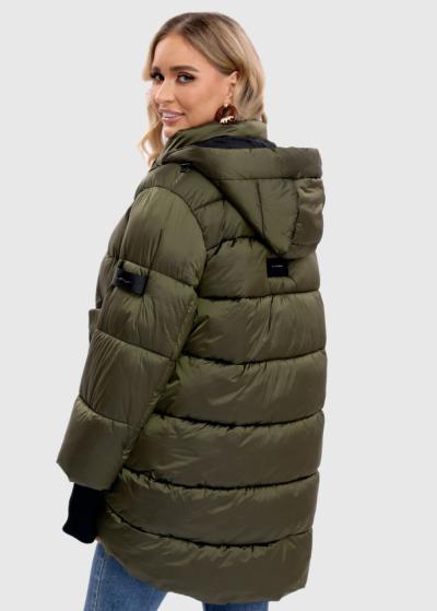 Zelmira темно-зеленая женская куртка - back