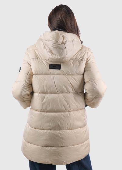 Zelmira бежевая женская куртка - back