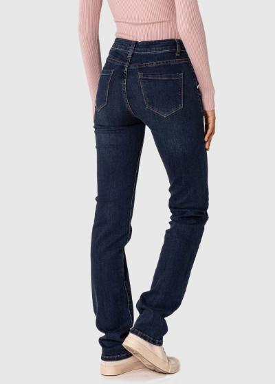Sagara Slim Fit dark blue jeans - back