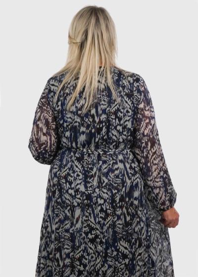 Ariel Plus Size long dress with print - back