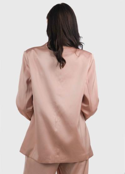 Aigerim beige women's blazer - back