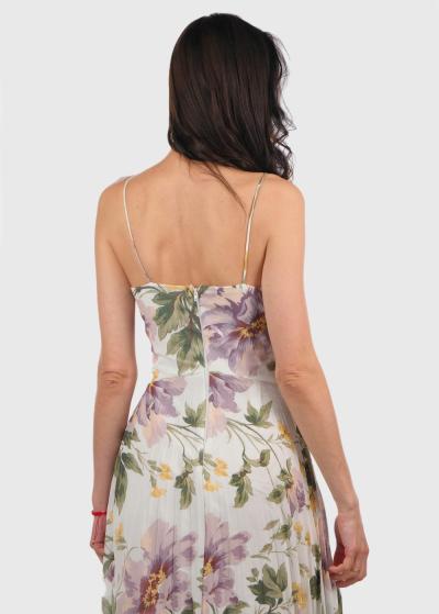 Coraline long printed dress - back