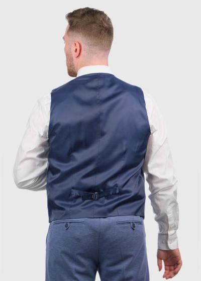Chen синяя классическая жилетка  - back