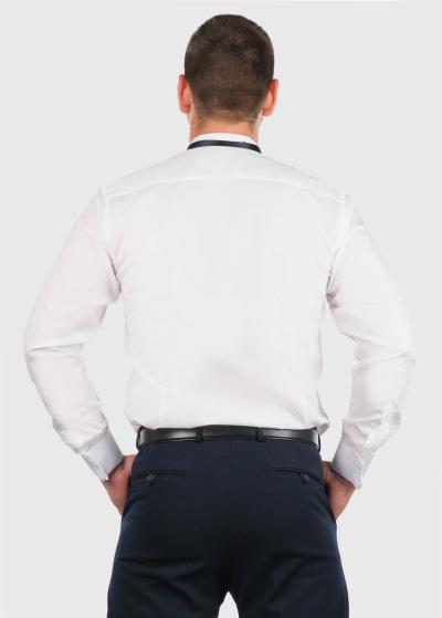 Sevgi белая мужская рубашка - back