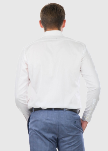 Enrico Slim Fit белая рубашка - back
