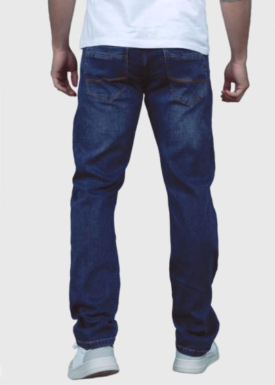 Zili klasiski džinsi - back