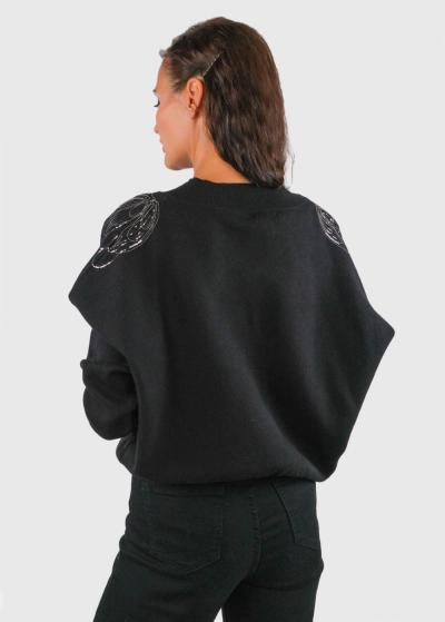 Zilli черный женский кардиган - back