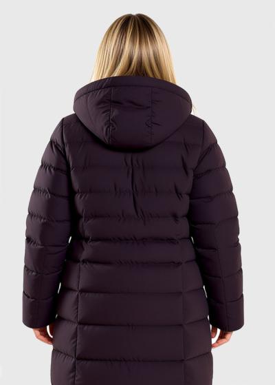 Lucetta женская куртка Большого размера с капюшоном - back