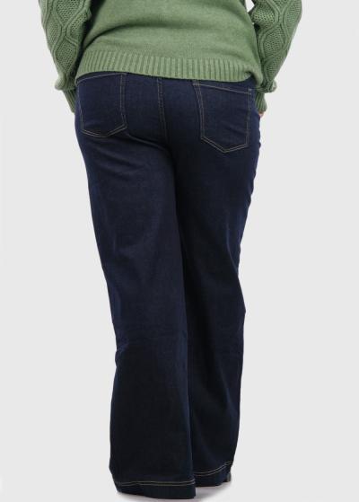 Kandy tumši zili kļoša džinsi - back