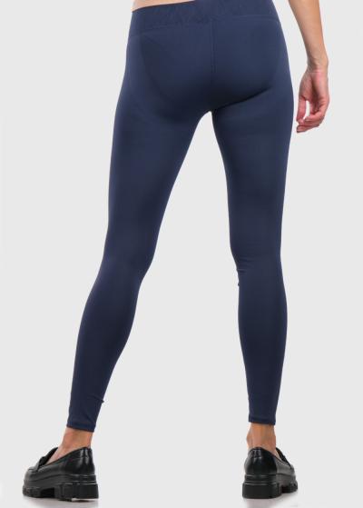 Kaylin tumši zili legingi ar siltinājumu - back