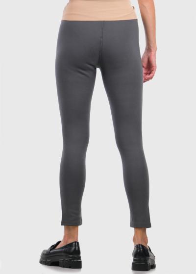 Teri pelēki silti legingi - back