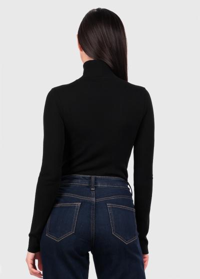 Katia melna bītlene ar augstu apkakli - back