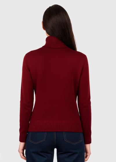 Kirie bordo džemperis - back