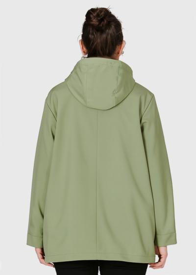 Jane gaiši zaļa jaka ar kapuci - back