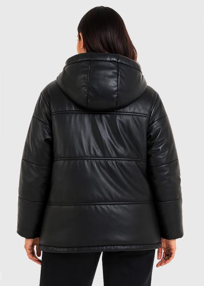 Jolie melna sieviešu jaka - back