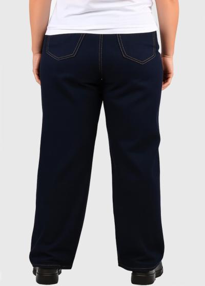 Jemina Lielo izmēru tumši zili sieviešu džinsi - back