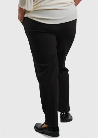 Jamelia Lielo izmēru tumši brūnas bikses ar siltinājumu - back