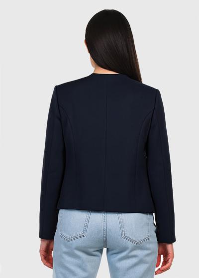 Isla tumši zila īsa žakete - back