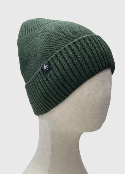 Mazen zaļa cepure - back