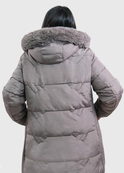 Marinel Lielo izmēru pelēka sieviešu jaka - back