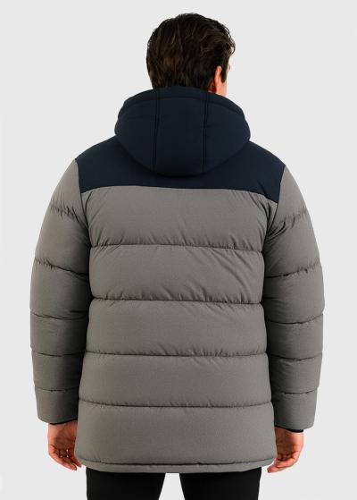 Elroi pelēka vīriešu jaka - back