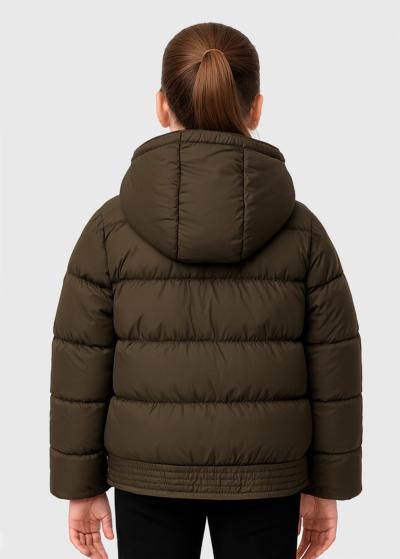 Emmi brūna īsa jaka  - back