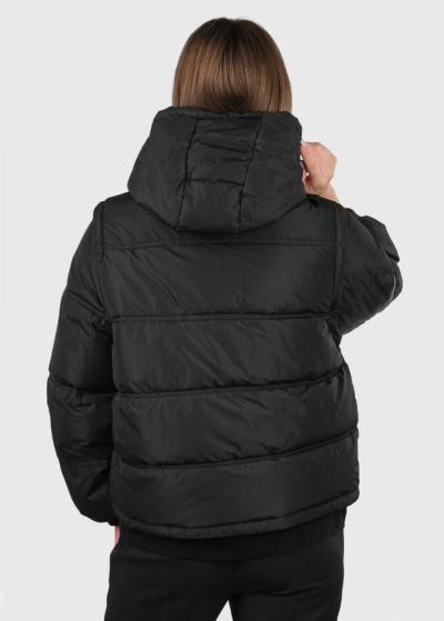 Erina melna īsa jaka - back