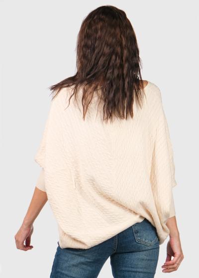 Diara bēšs džemperis - back