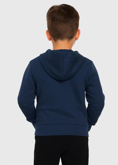 Danny tumši zila jaka ar kapuci - back