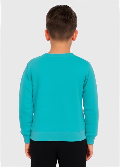 Clement tirkīzs vienkrāsains džemperis - back