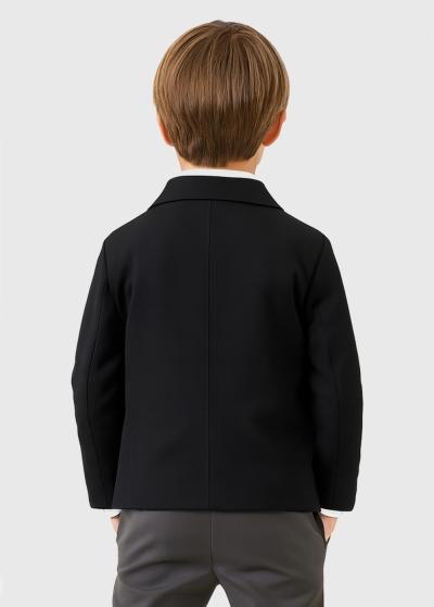 Calin melna jaka ar pogām - back