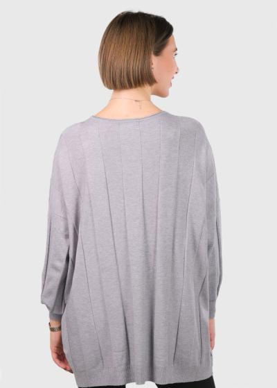 Alice pelēks sieviešu džemperis  - back