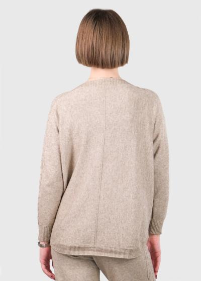 Caroline bēšs silts kostīms - back