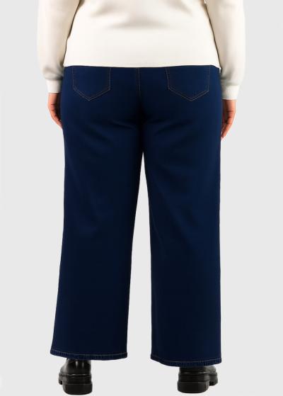 Danielle Mom Fit zili džinsi - back