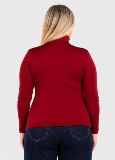 Eulalia bordo sieviešu bītlene - back