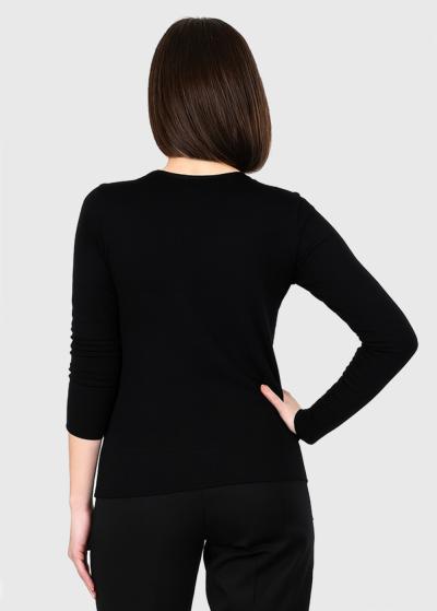 Arina melns sieviešu džemperis - back