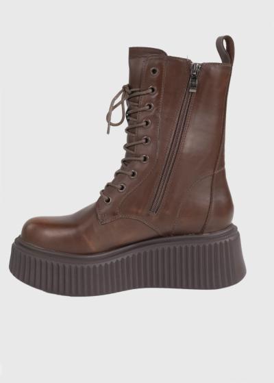 Cathy brūni zābaki ar augstu zoli - back