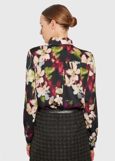 Wendy blūze ar ziedu rakstu  - back