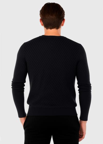 Artem melns džemperis - back