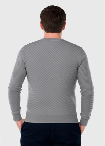 Artem pelēks džemperis - back