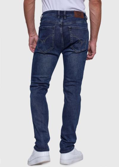 Timan blue men's jeans - back