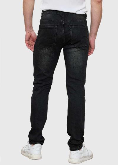 Timur dark grey men's jeans - back